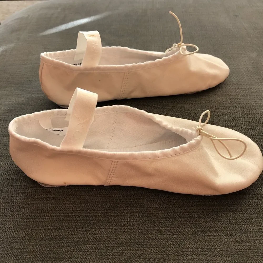 Capezio Kids White Ballet Shoes